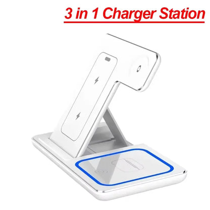3 in 1 Foldable Wireless Charging Station