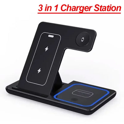 3 in 1 Foldable Wireless Charging Station