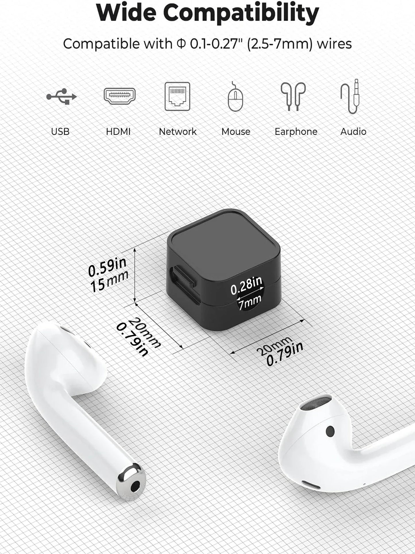 Cable holder (non magnetic)